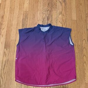 Figs Woman’s Scrub Top in Sunset